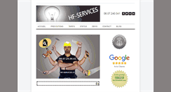 Desktop Screenshot of hf-services.fr